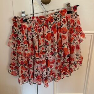 MISA Los Angeles Floral Skirt, Small